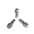 M12*40mm stainless steel hex flange head bolt with serrated A2 A4 304 316 410 carbon steel 35K grade 2